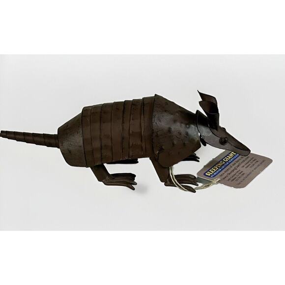 I0.5” METAL ARMADILLO - Yard Art Western Figurine - by DeLeon Collections - NWT - Picture 4 of 8
